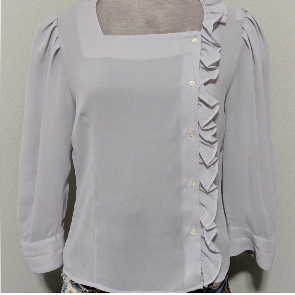 Vintage huk-a-poo Sheer Blouse